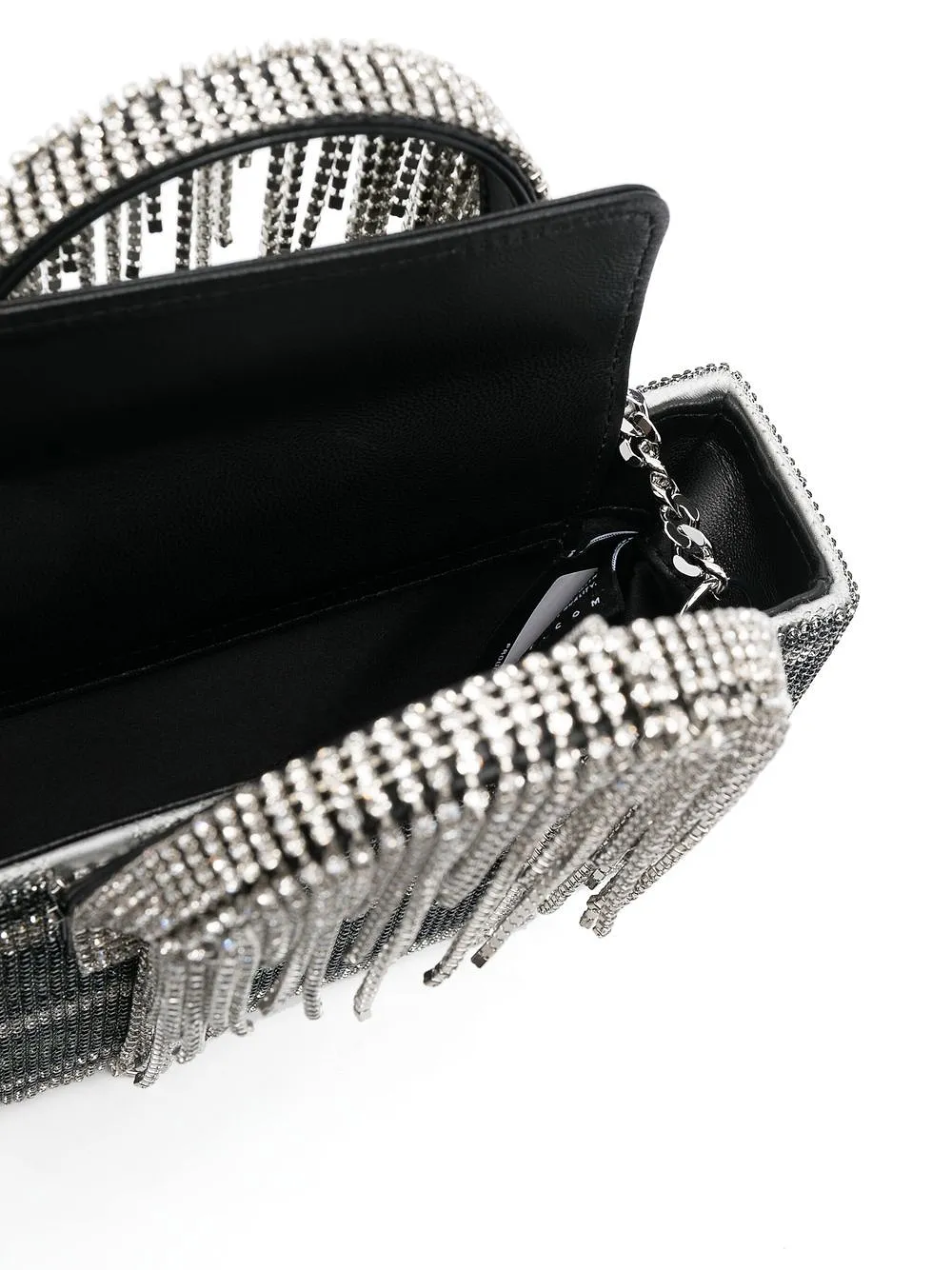Kara Embellished Fringed Top Handle Bag