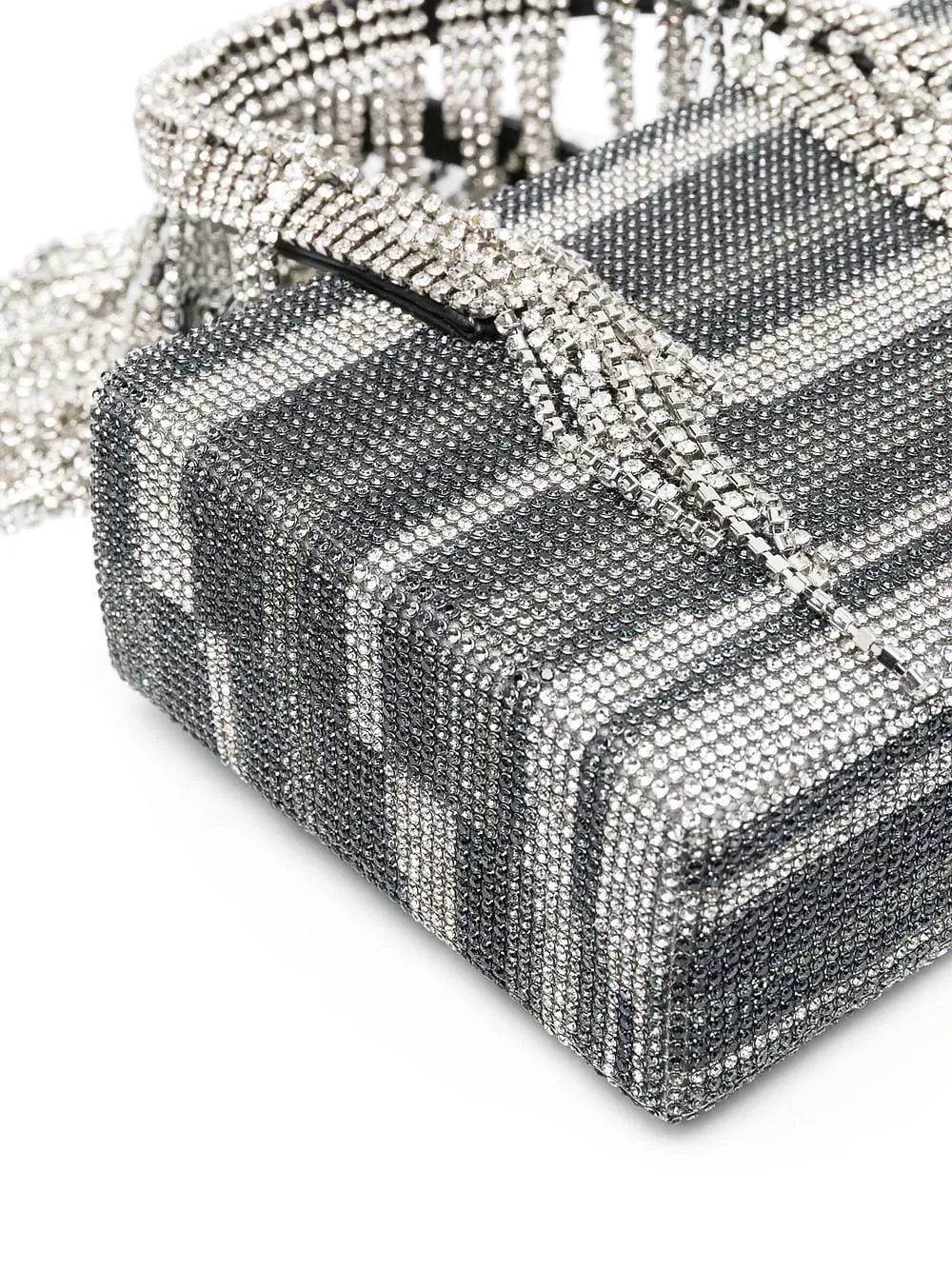 Kara Embellished Fringed Top Handle Bag