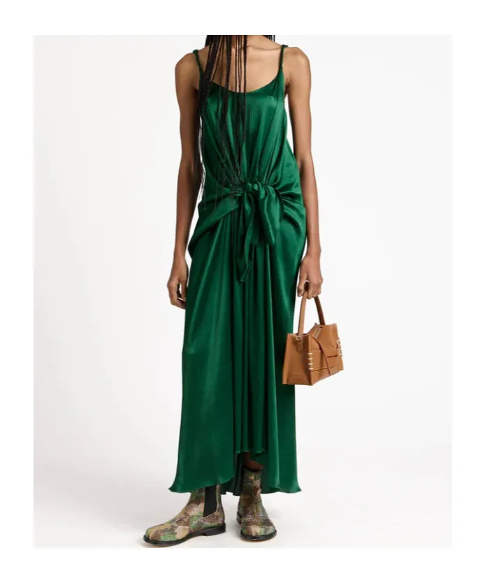 Jw Anderson Knotted Waist Longline Dress