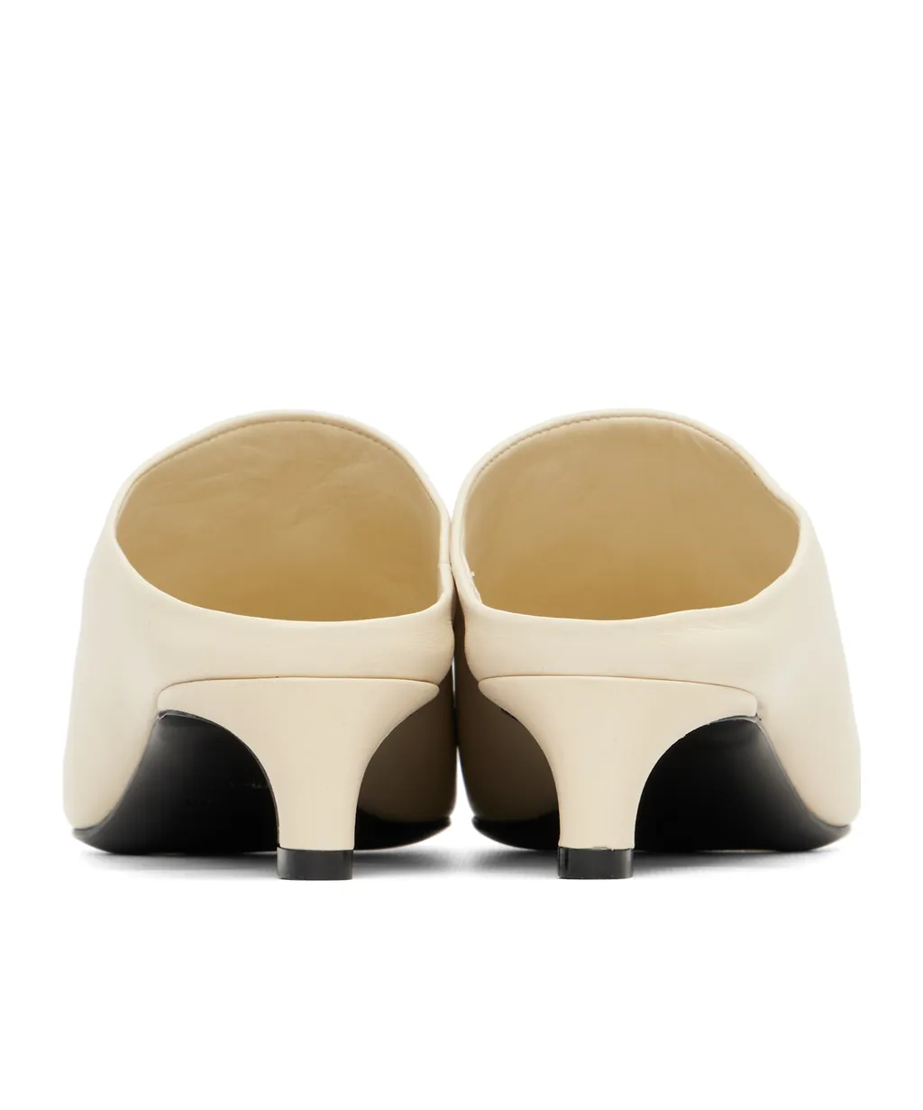 Pointed-Toe High-Heeled Mules