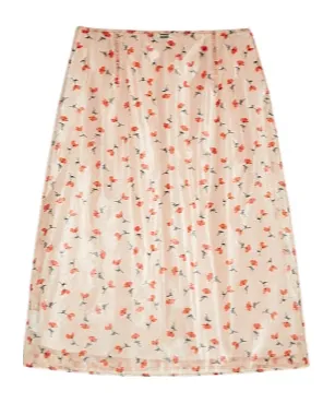 Jil Sander Floral A-Line Skirt
