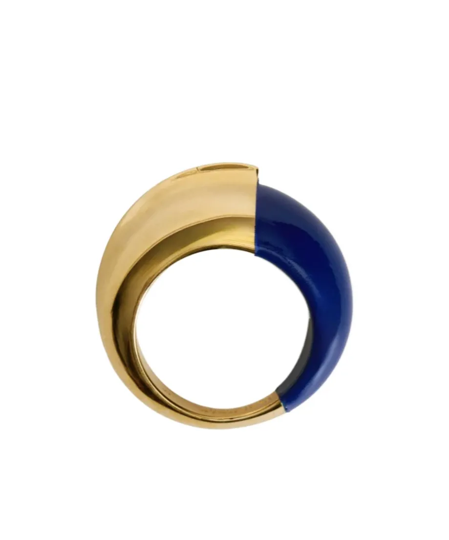 Jil Sander Two-Tone Dome Ring