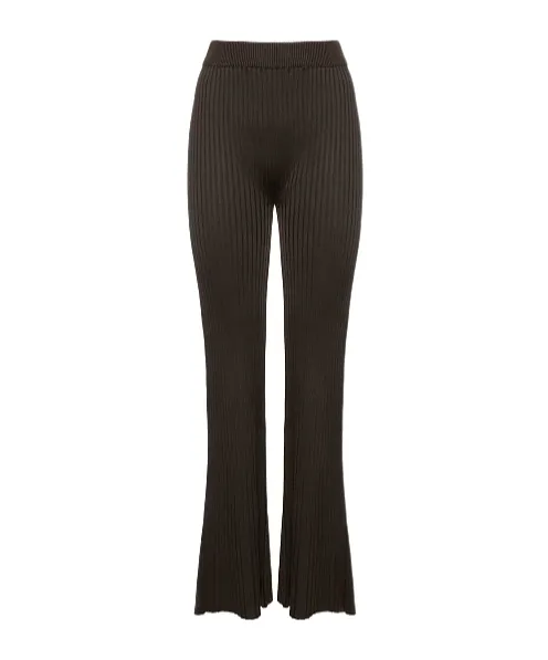 Rib Horn Casual Pants