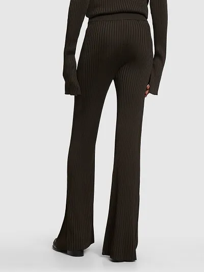 Rib Horn Casual Pants