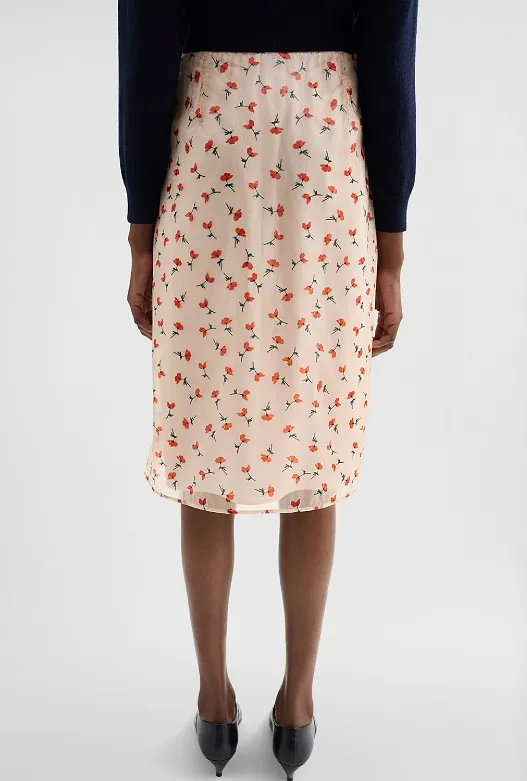Jil Sander Floral A-Line Skirt