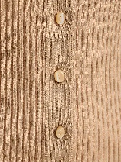 Rib Button Cardigan