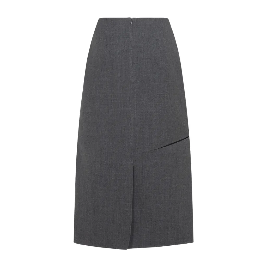 Jil Sander Asymmetric Cutout Midi Skirt