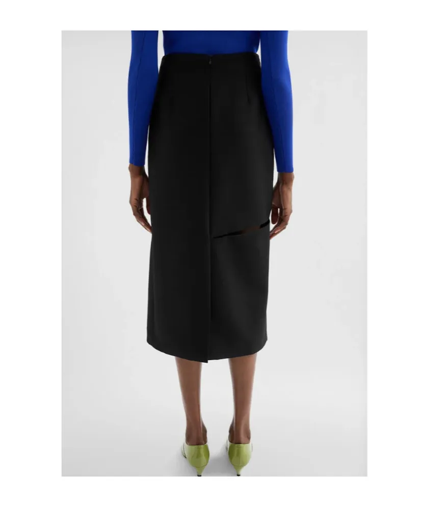 Jil Sander Cut-Out Pencil Skirt