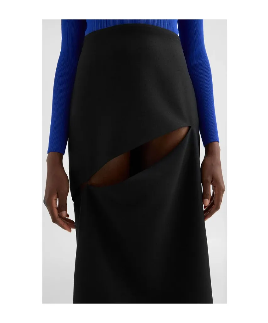 Jil Sander Cut-Out Pencil Skirt
