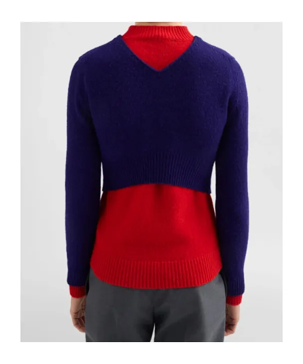 Jil Sander Crewneck Double-Layer Jumper