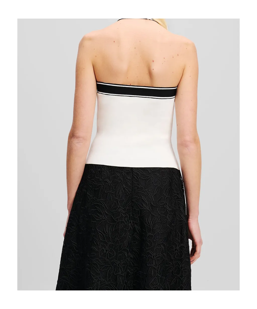 Logo-Jacquard Top
