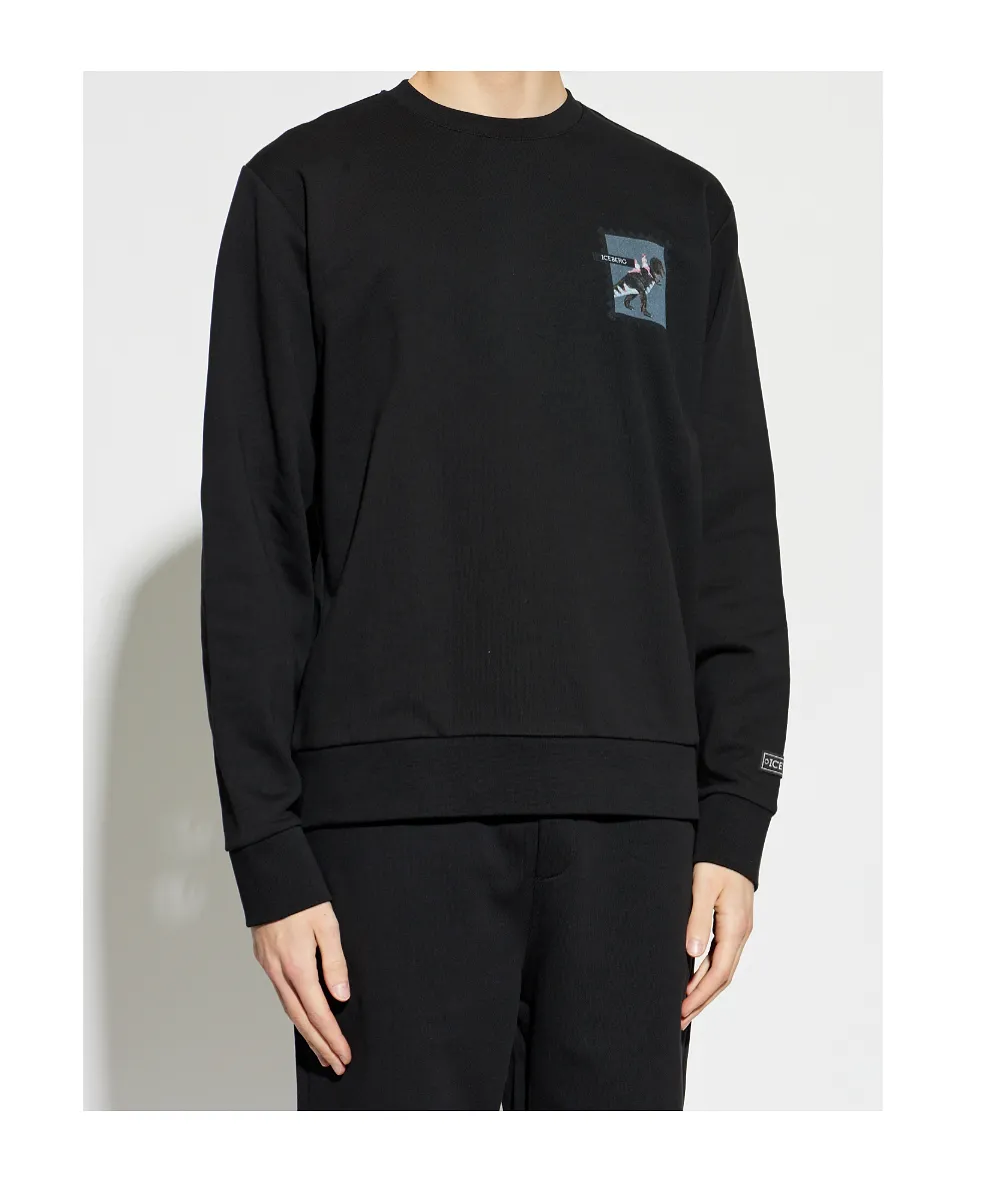 Iceberg Long Sleeve Print Sweatshirt