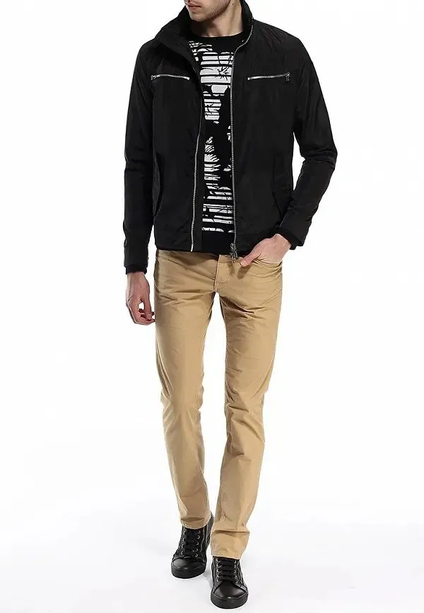 Logo Details Casual Jacket
