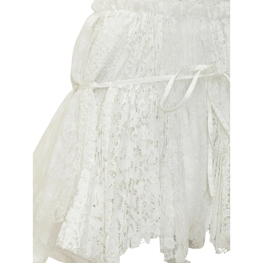 Jw Anderson Mini Curtain Skirt