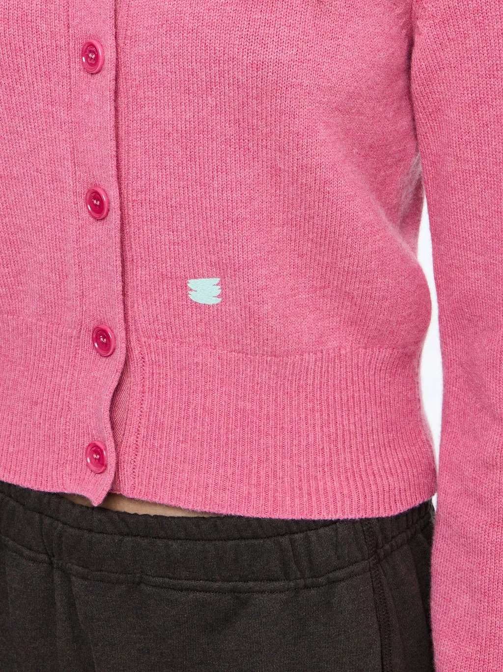 Jw Anderson Logo-Embroidered Button-Up Cardigan