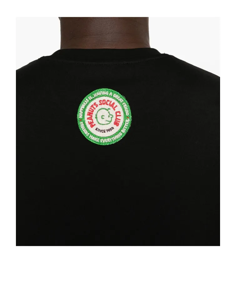 Peanuts-Embroidered T-Shirt