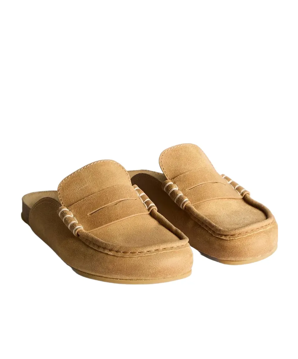 Stitch Loafer In Mustard