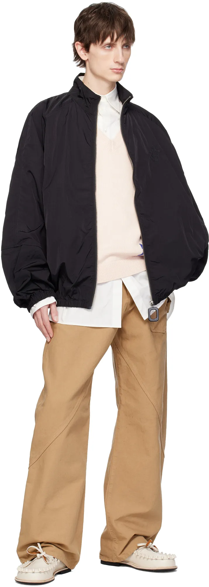 Raglan-Sleeved Track Jacket
