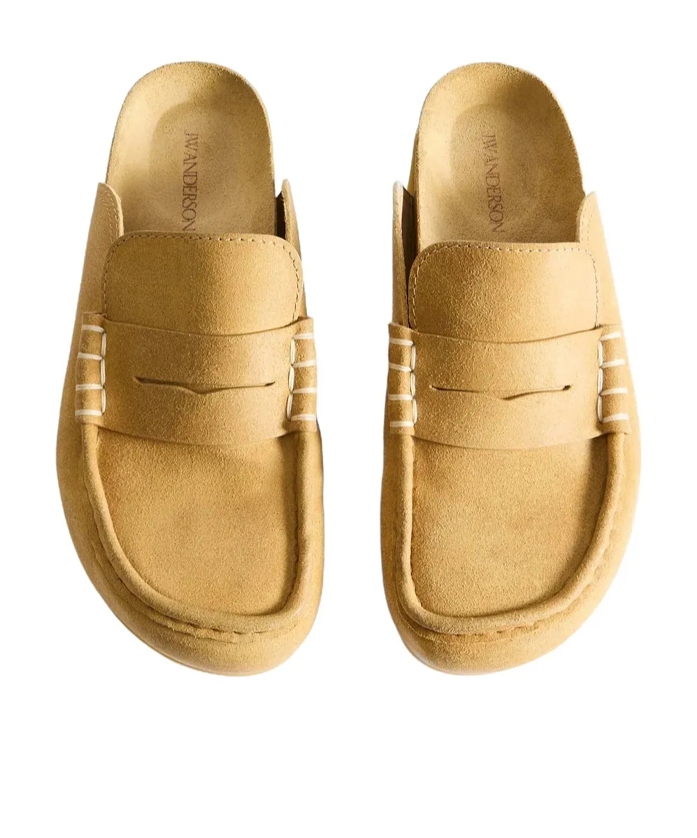 Stitch Loafer In Mustard