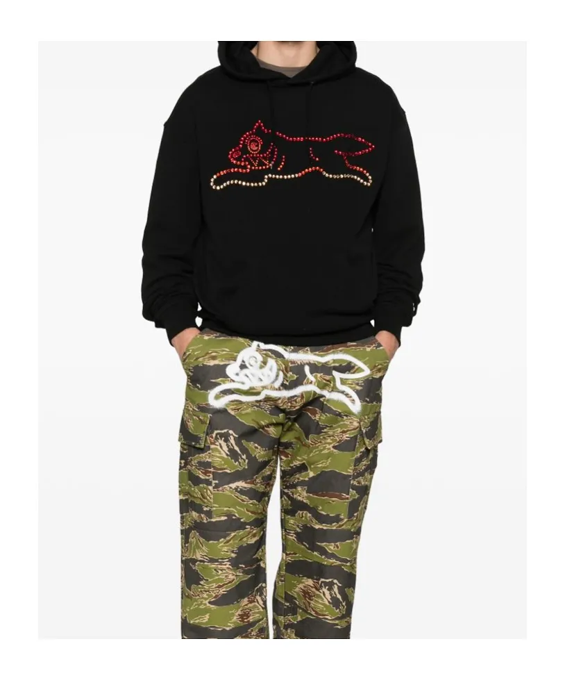 Graphic-Embellished Hoodie