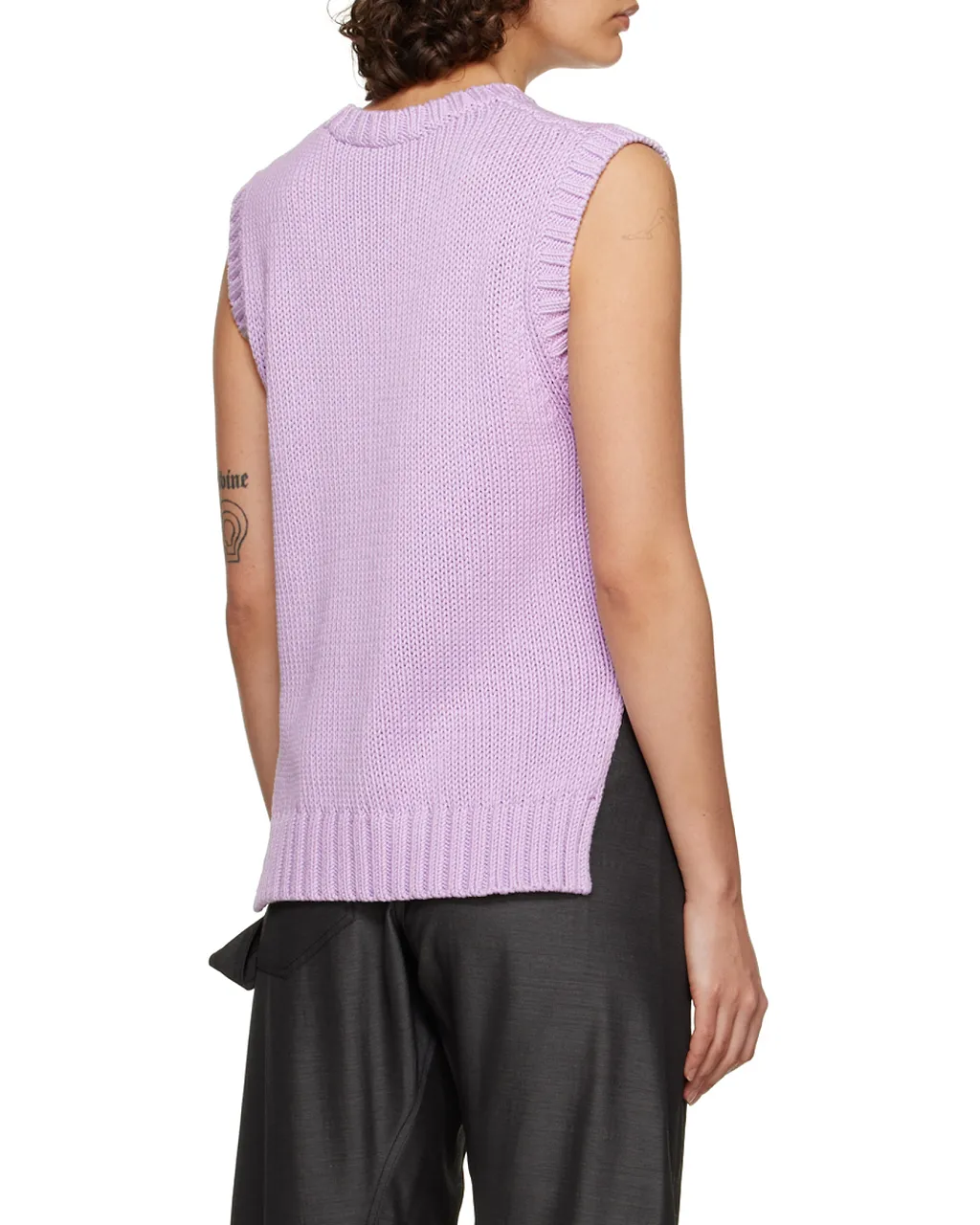 Rembrandt-Print Sleeveless Jumper