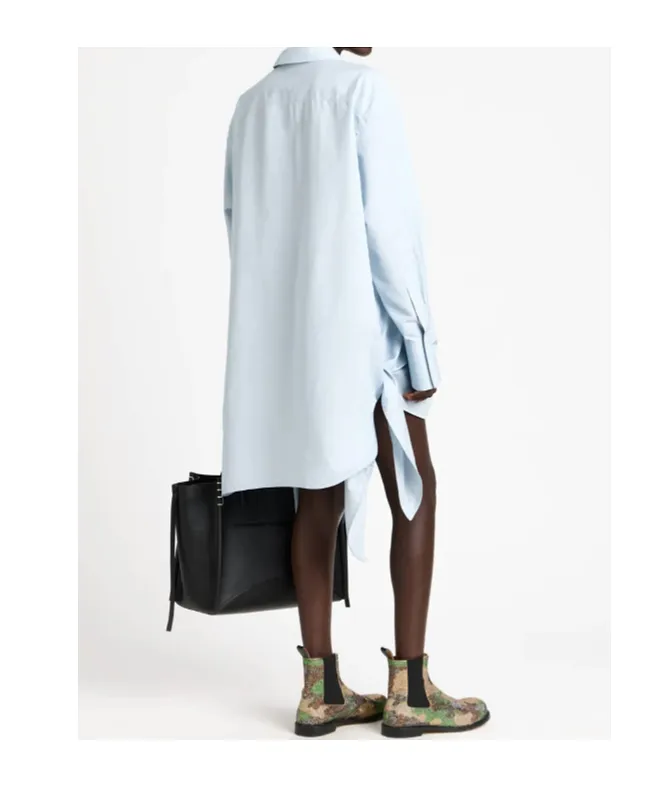 Jw Anderson Knot Detail Shirt Dress