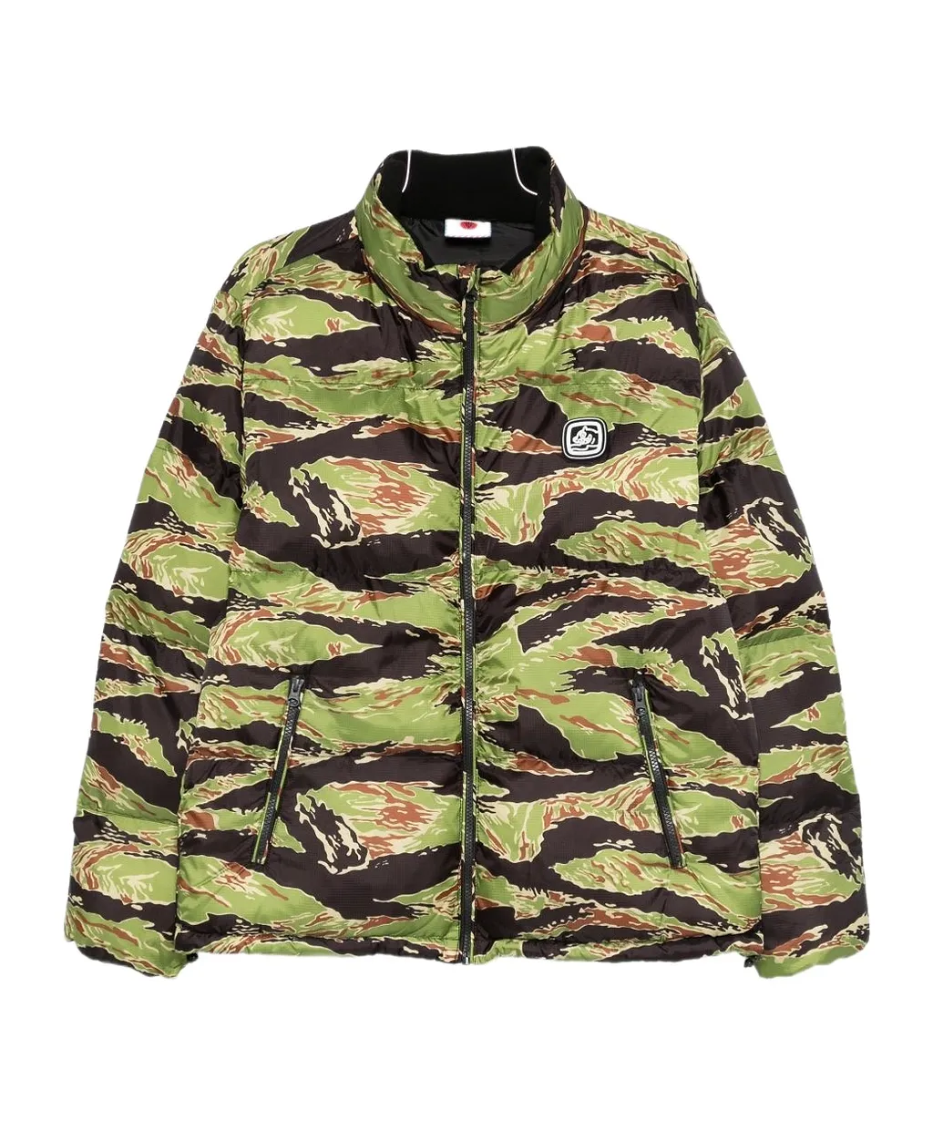 Tiger-Stripe Puffer Jacket