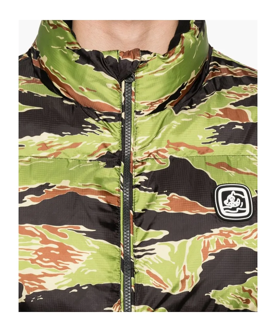 Tiger-Stripe Puffer Jacket