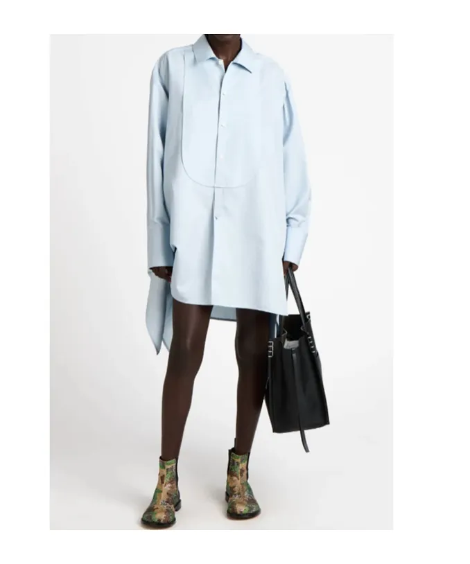 Jw Anderson Knot Detail Shirt Dress