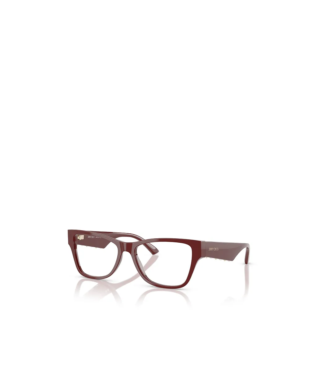 Jimmy Choo Eyewear Rectangular Frame Glasses