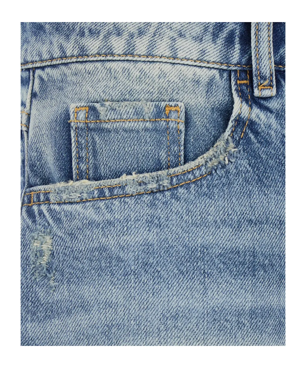 Icon Denim Umi High-Rise Denim Shorts