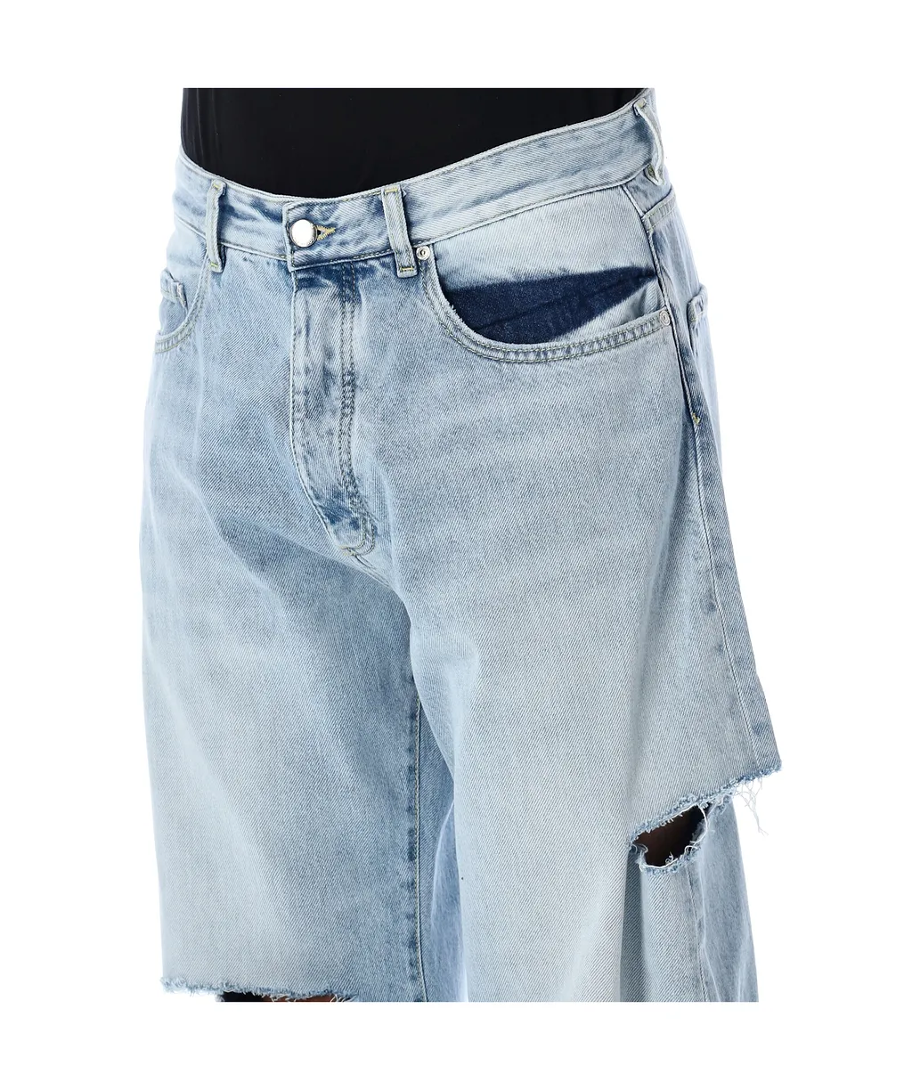 Icon Denim Schott Baggy Distressed Jeans