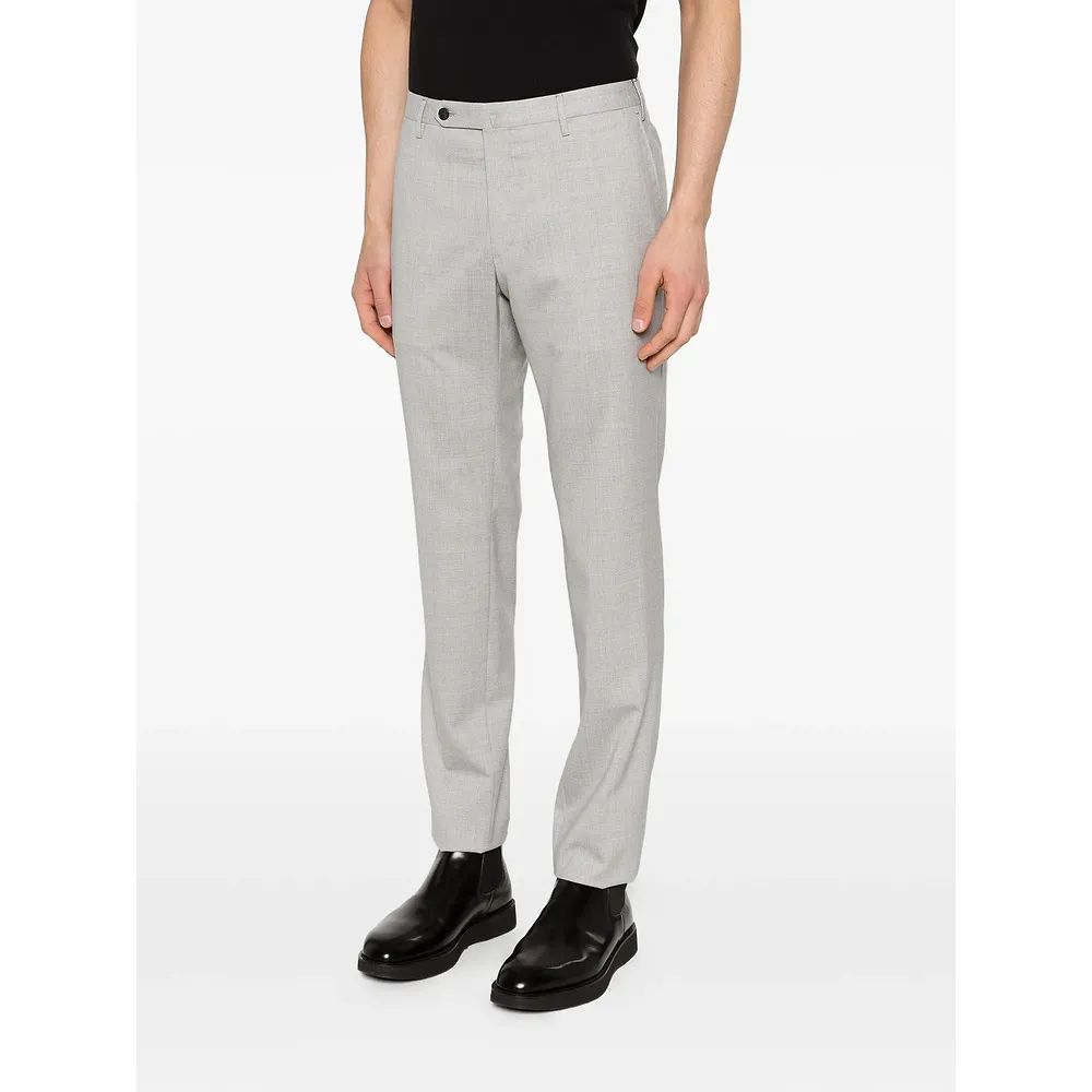 Button-Fastening Trousers
