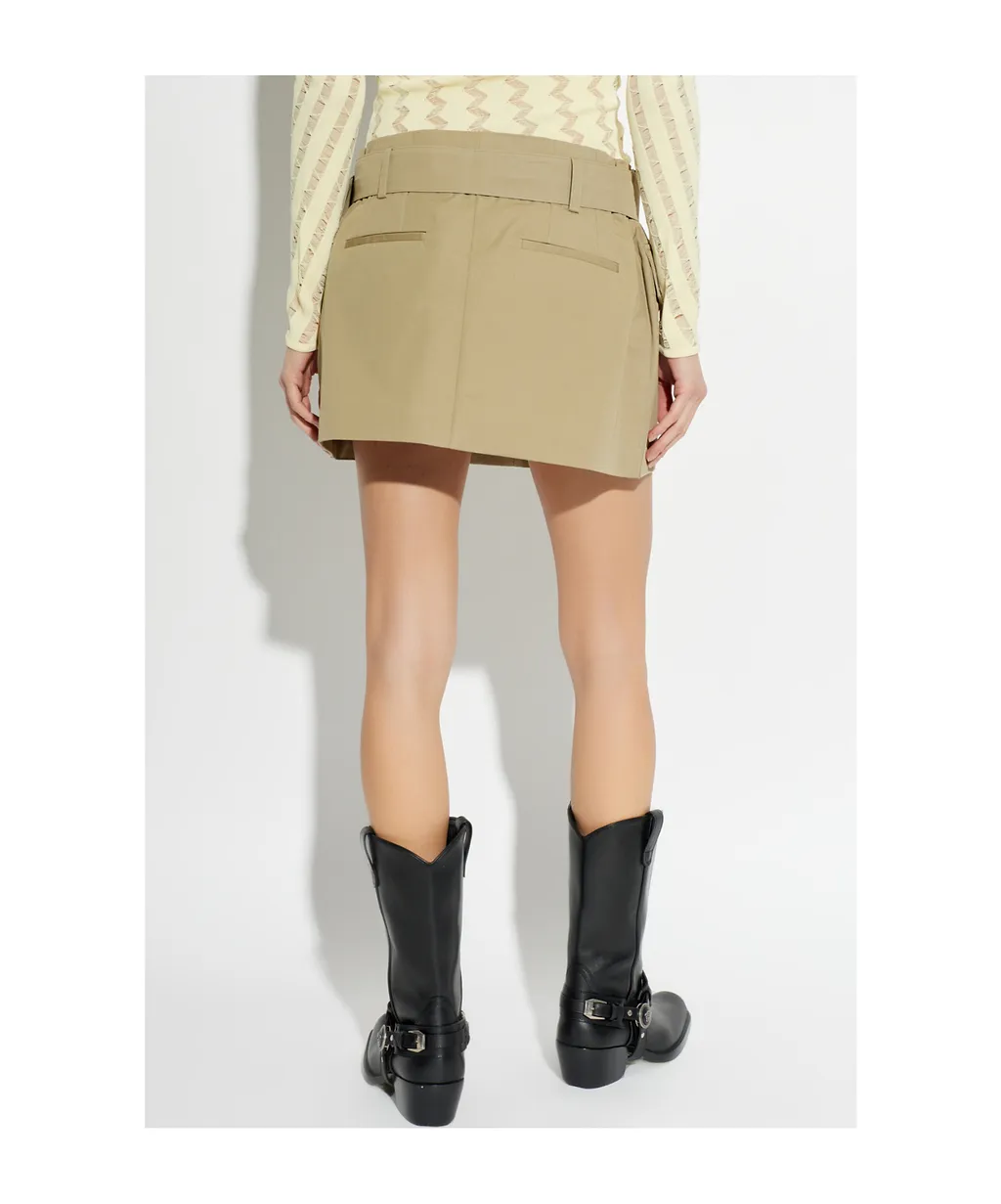 Belt Loop Mini Skirt