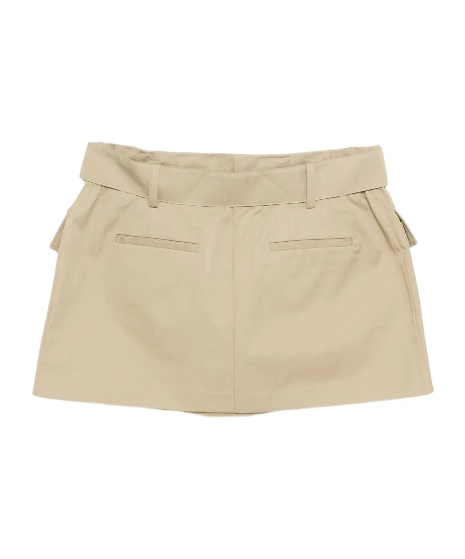 Belted Midi Skirt