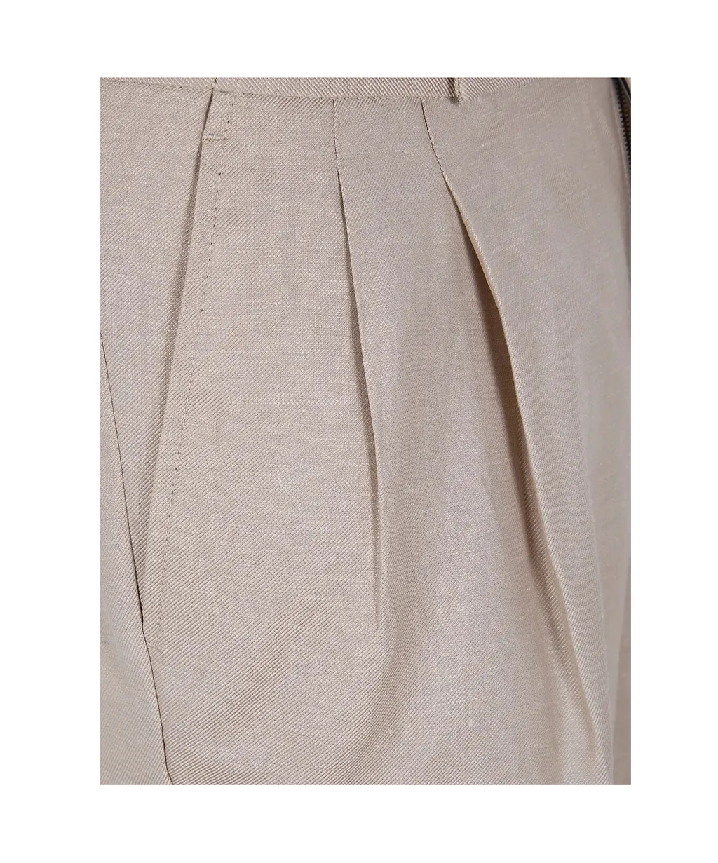 Pleated Shorts