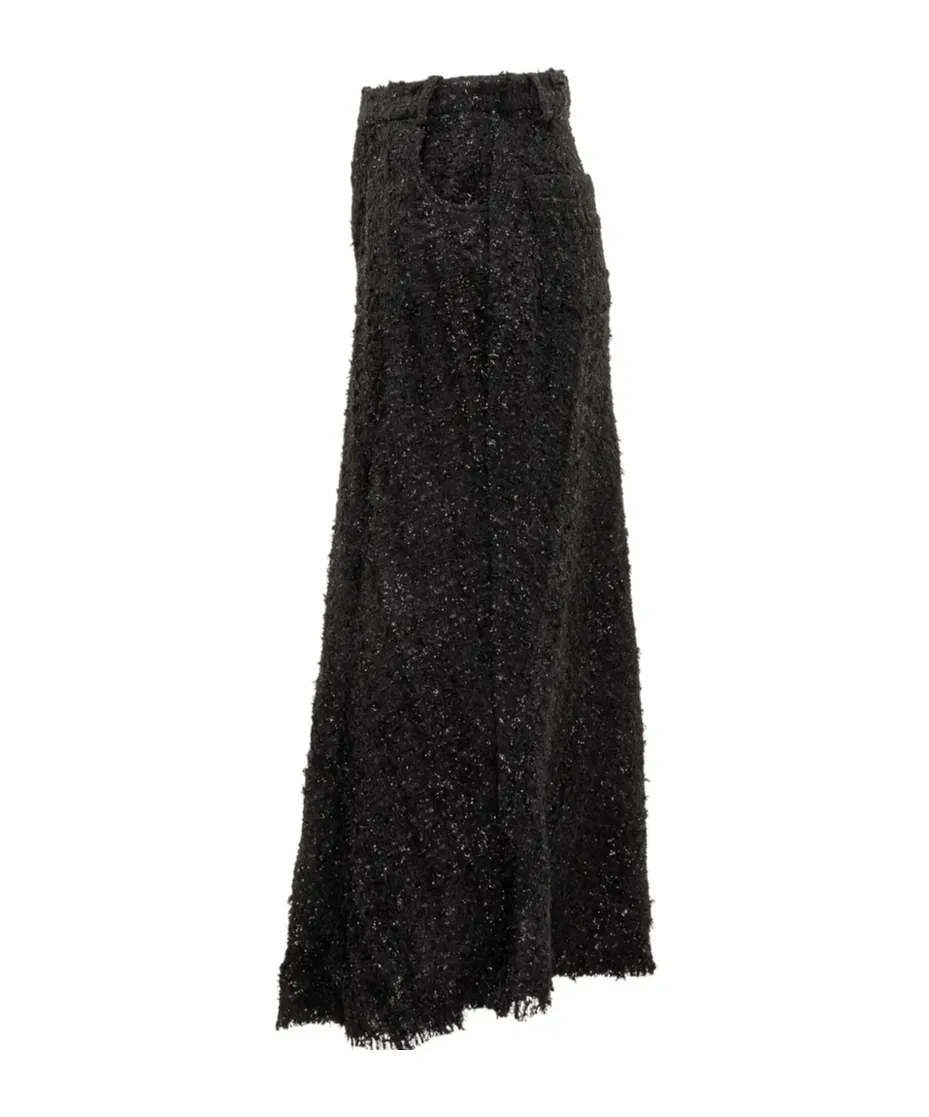 Iro Textured Midi Skirt