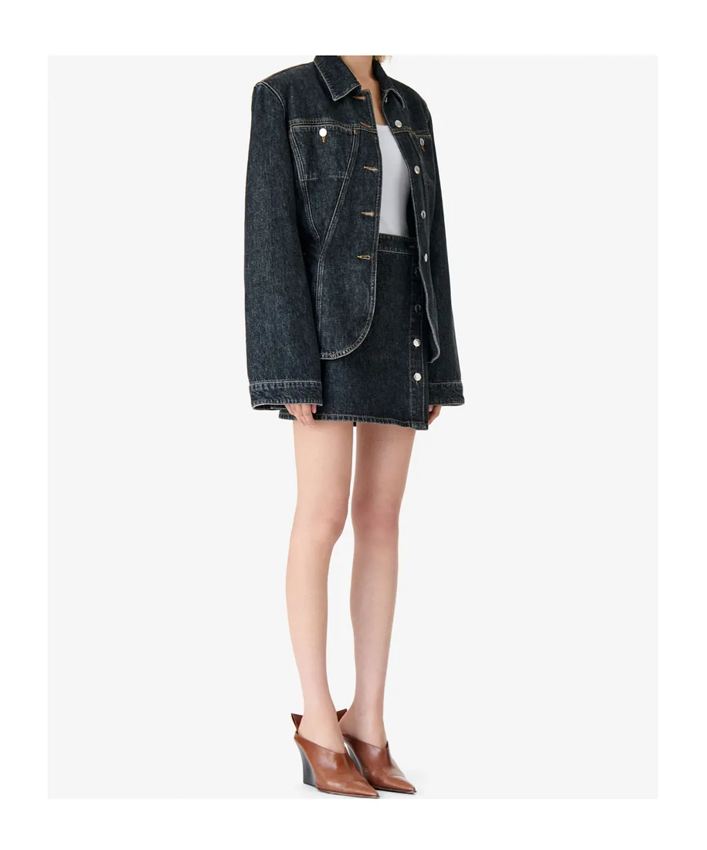 Iro Button-Front Mini Skirt