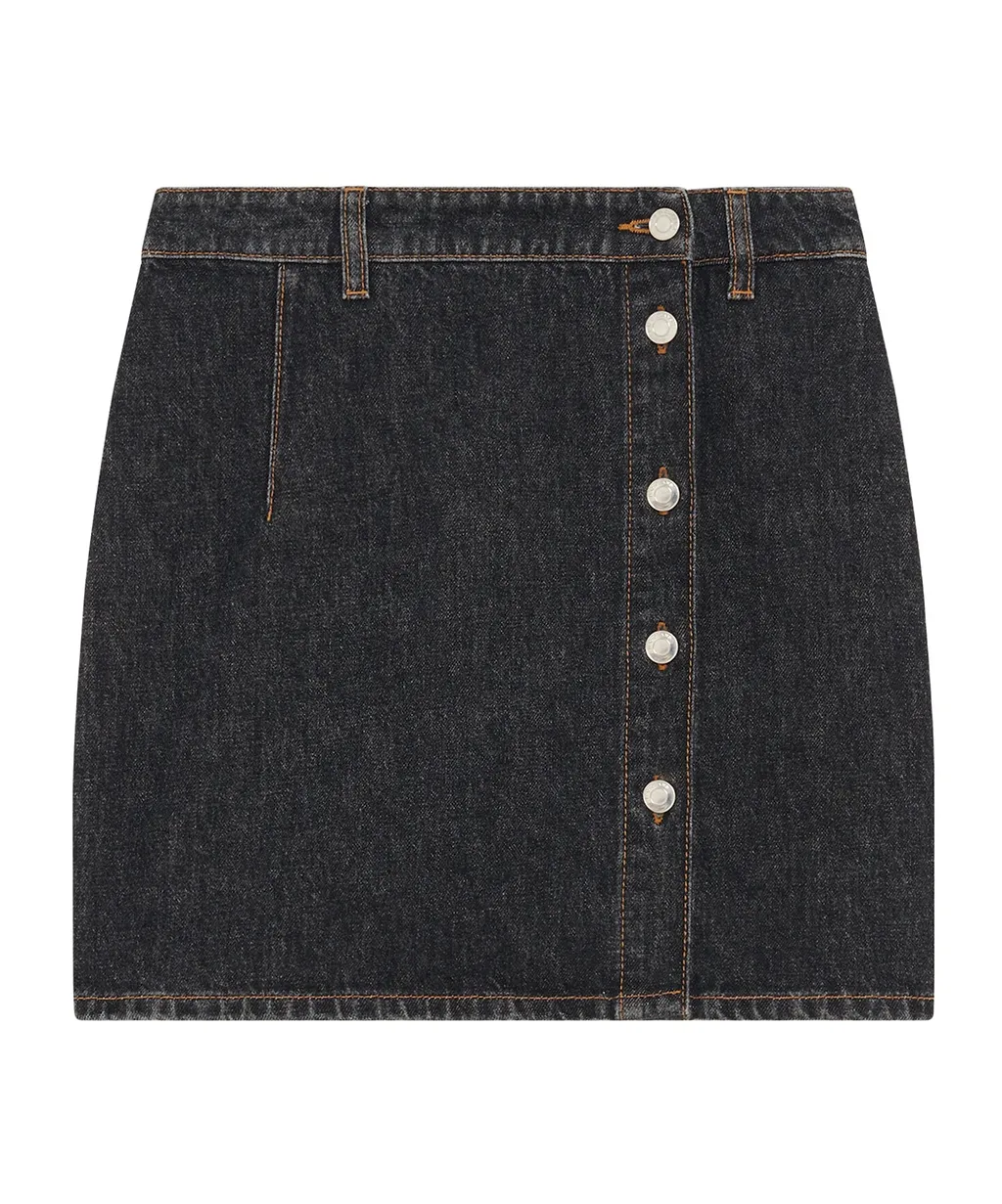 Iro Button-Front Mini Skirt