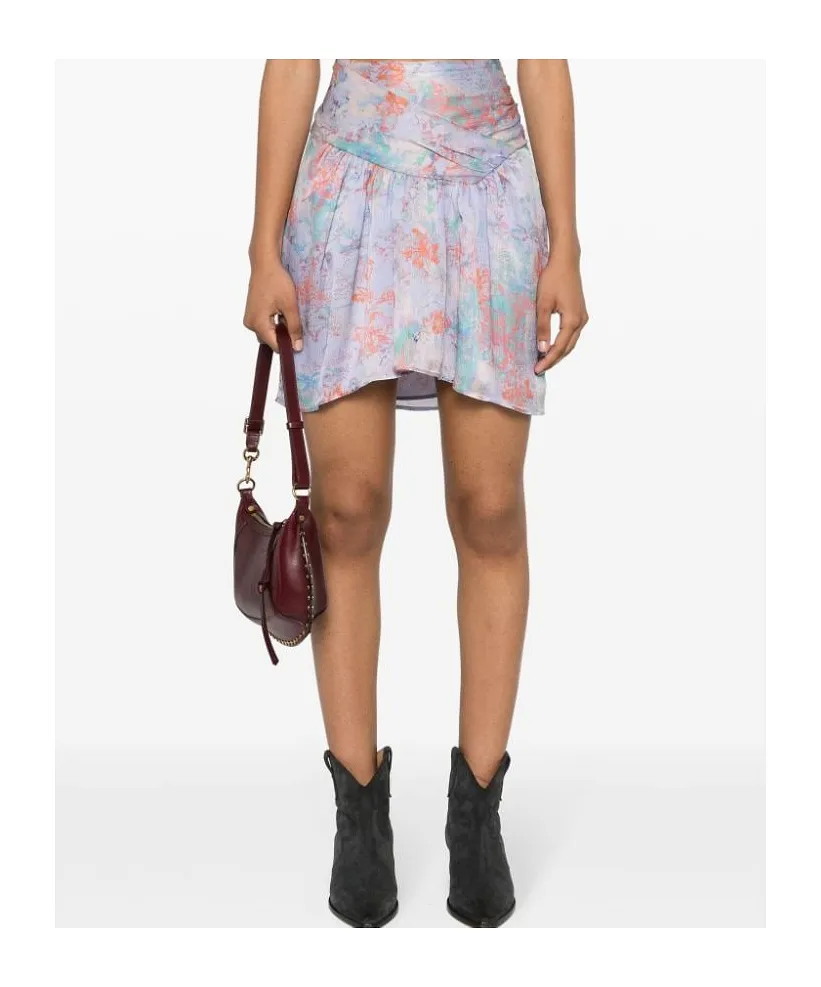 Printed Midi Skirt