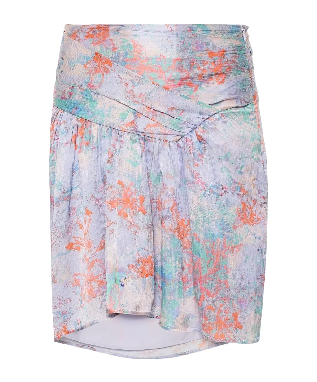 Printed Midi Skirt