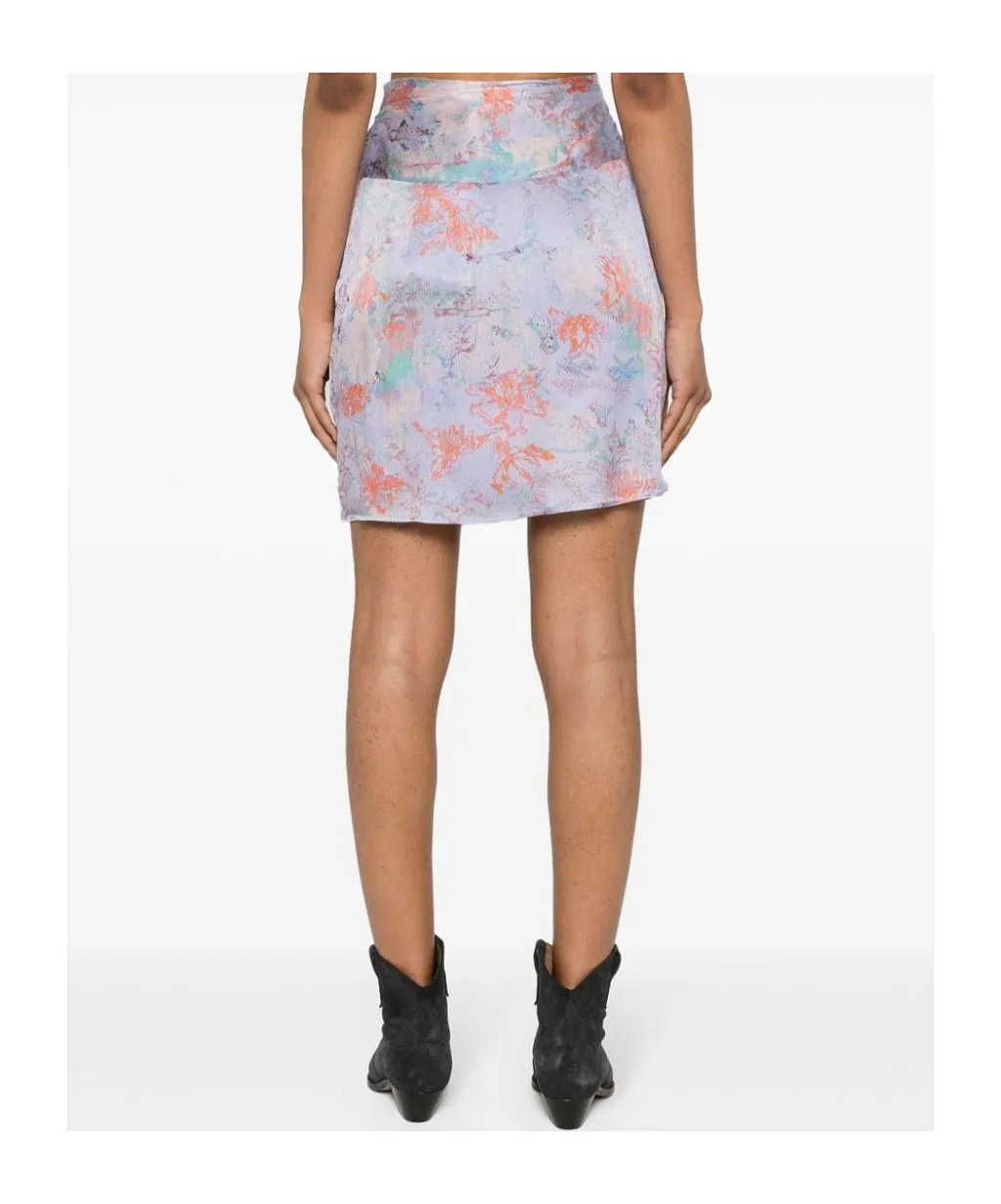 Printed Midi Skirt