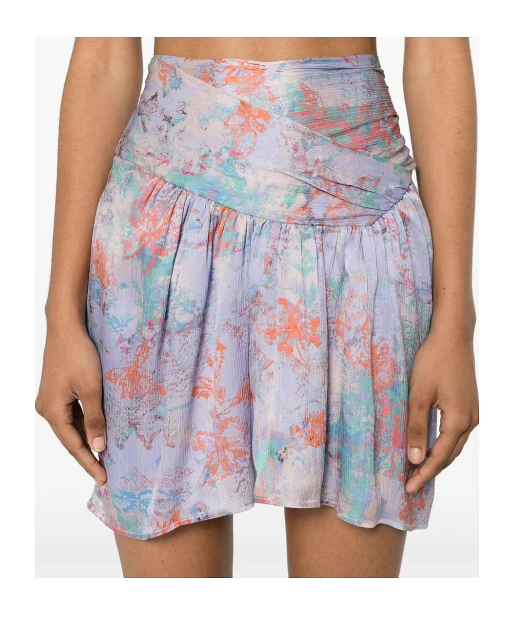 Printed Midi Skirt