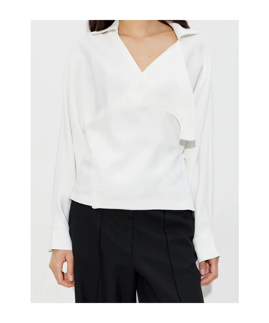 Wrap-Tie Blouse