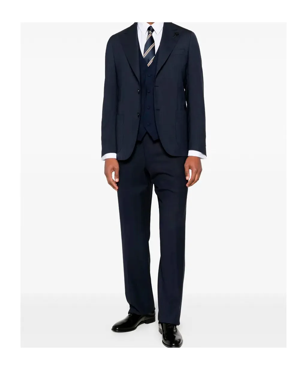 Button Pin Virgin-Wool Jacket