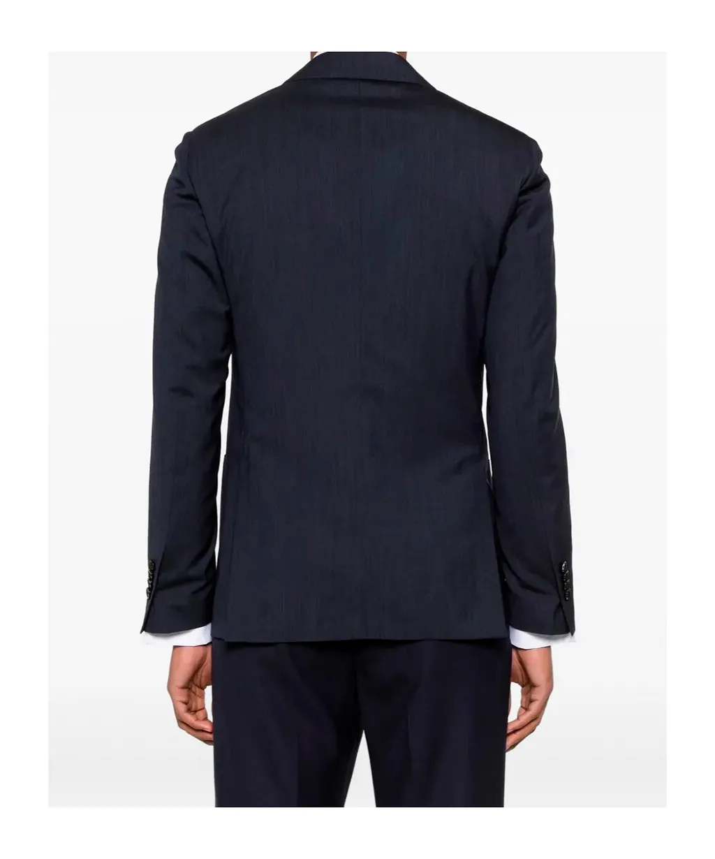 Button Pin Virgin-Wool Jacket