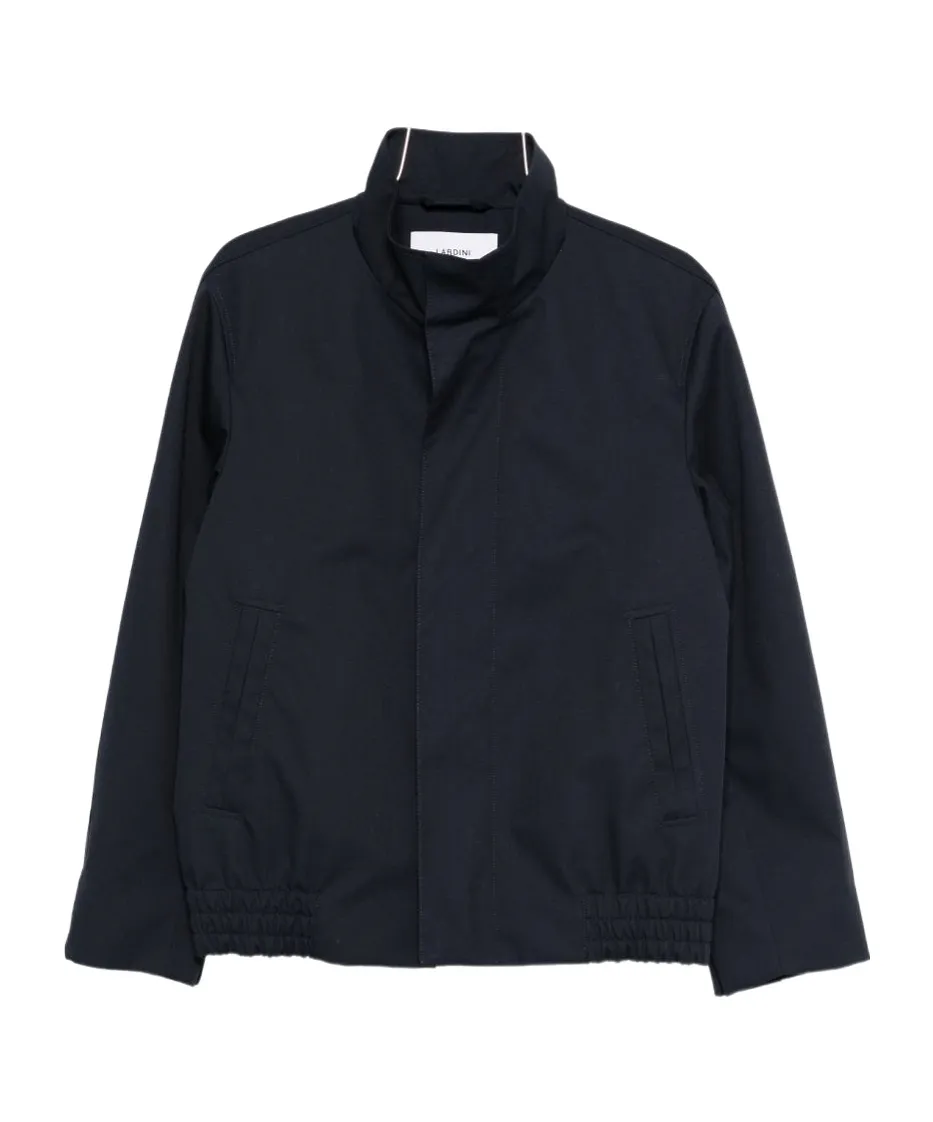 Elasticated-Hem Bomber Jacket