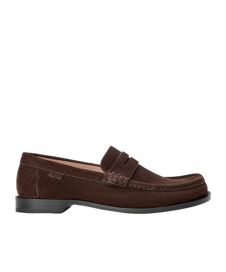 Loewe Campo Asymmetrical Toe Loafers