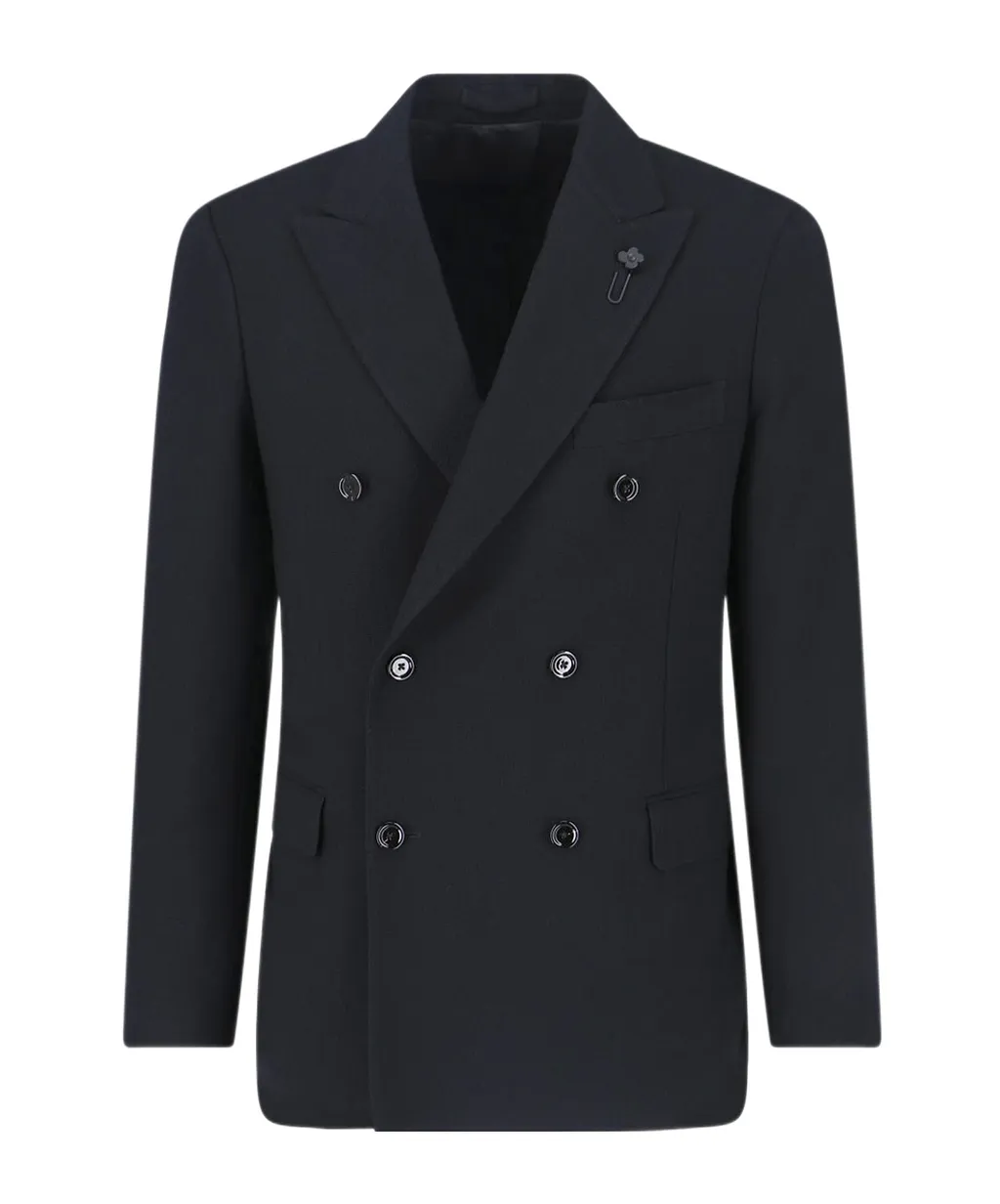 Lardini Double-Breasted Tailored Blazer