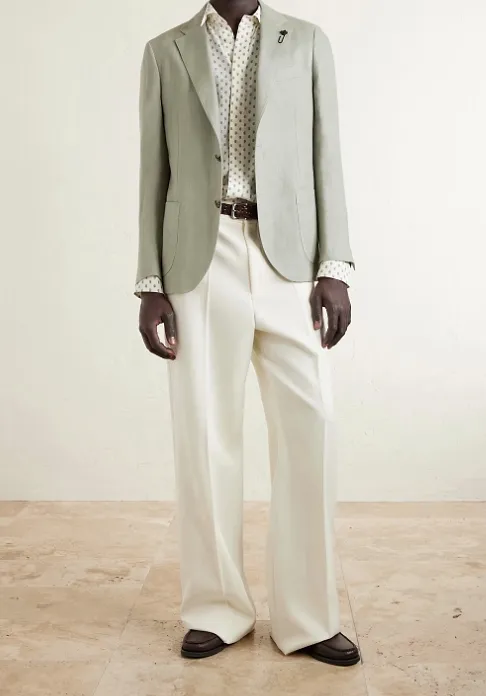 Long-Sleeved Suit Jacket